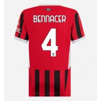 Fotballdrakt Dame AC Milan Ismael Bennacer #4 Hjemmedrakt 2024-25 Kortermet